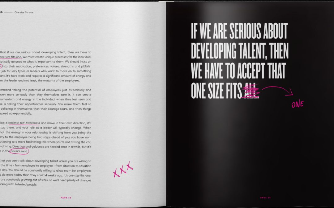 It takes talent to develop talent